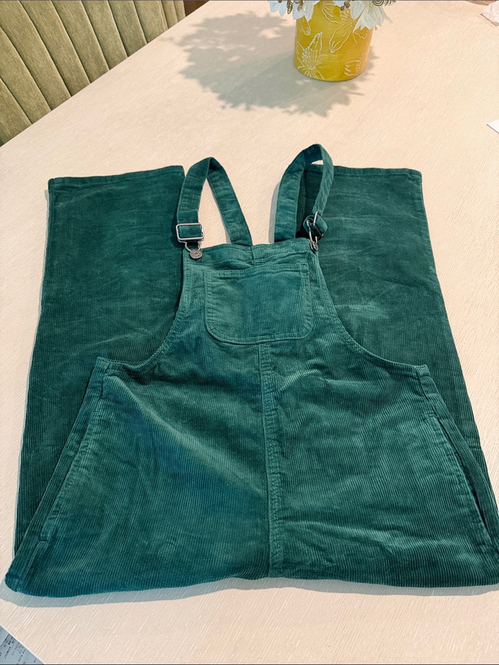 Cat & Jack Teal Green Corduroy Women’s Overalls